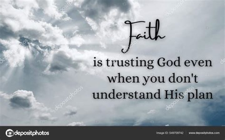 A Picture Of Inspiration And Faith