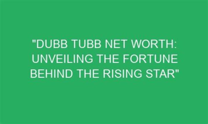 Unveiling The Fortune Behind The Rising Star